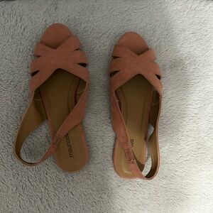 Maurices dusty mauve flats